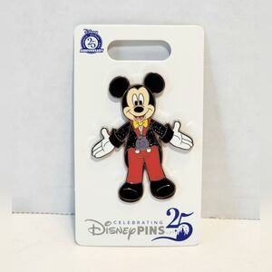 Disney Parks Pin Trading 25th Anniversary MICKEY Official Trading Pin - NWT